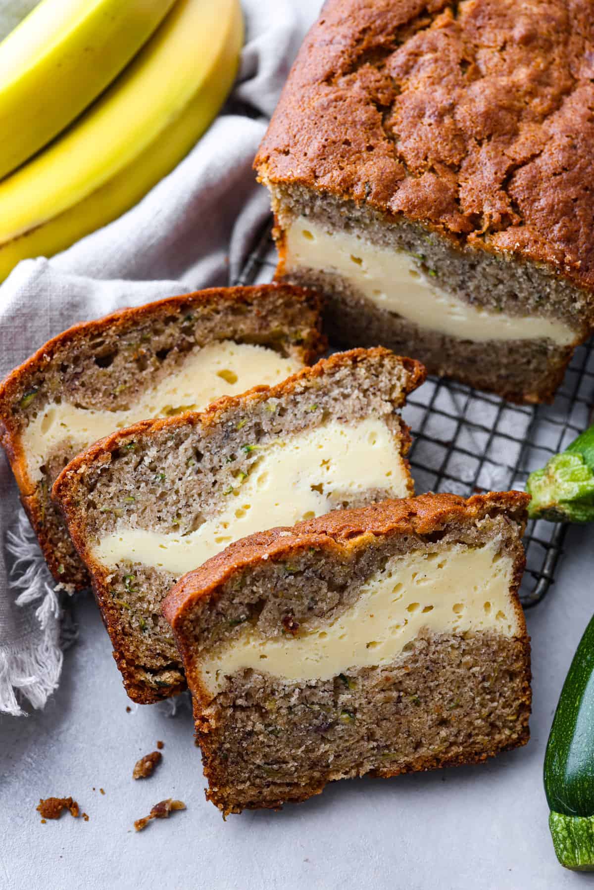 Read more about the article Cream Cheese Banana Zucchini Bread